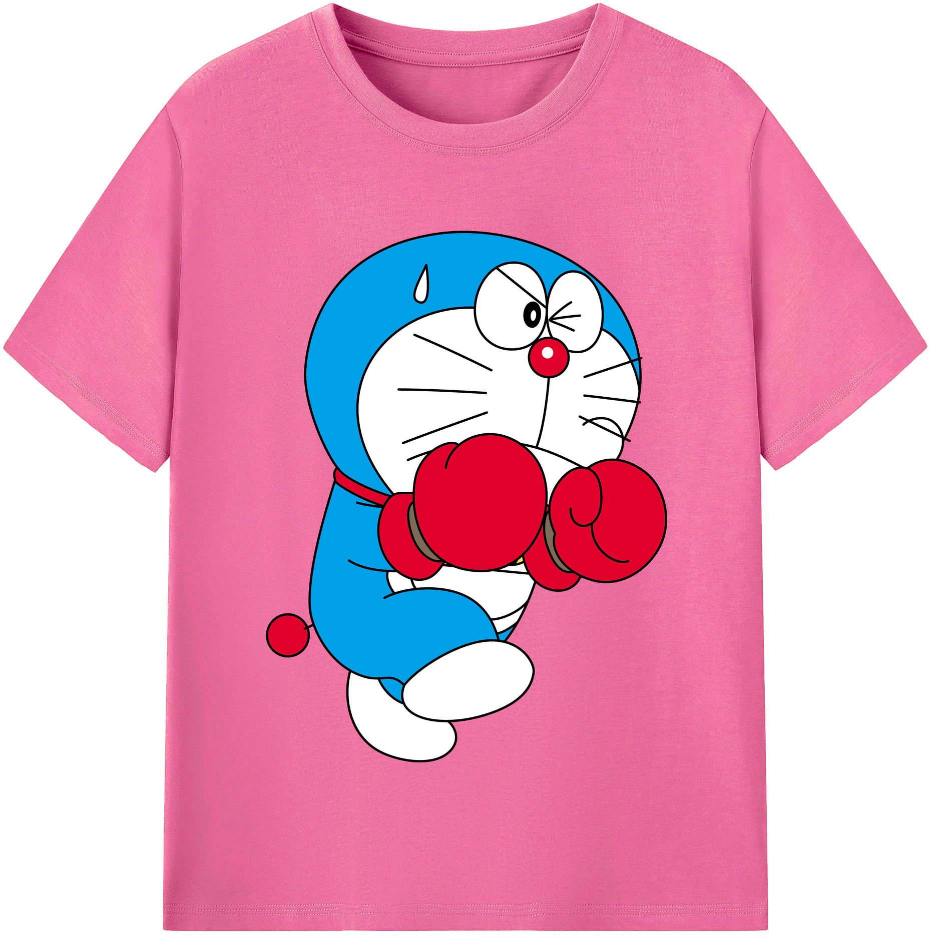 （画像用） ドラえもん Doraemon レディースカジュアルプリントTシャツ（綿100％）